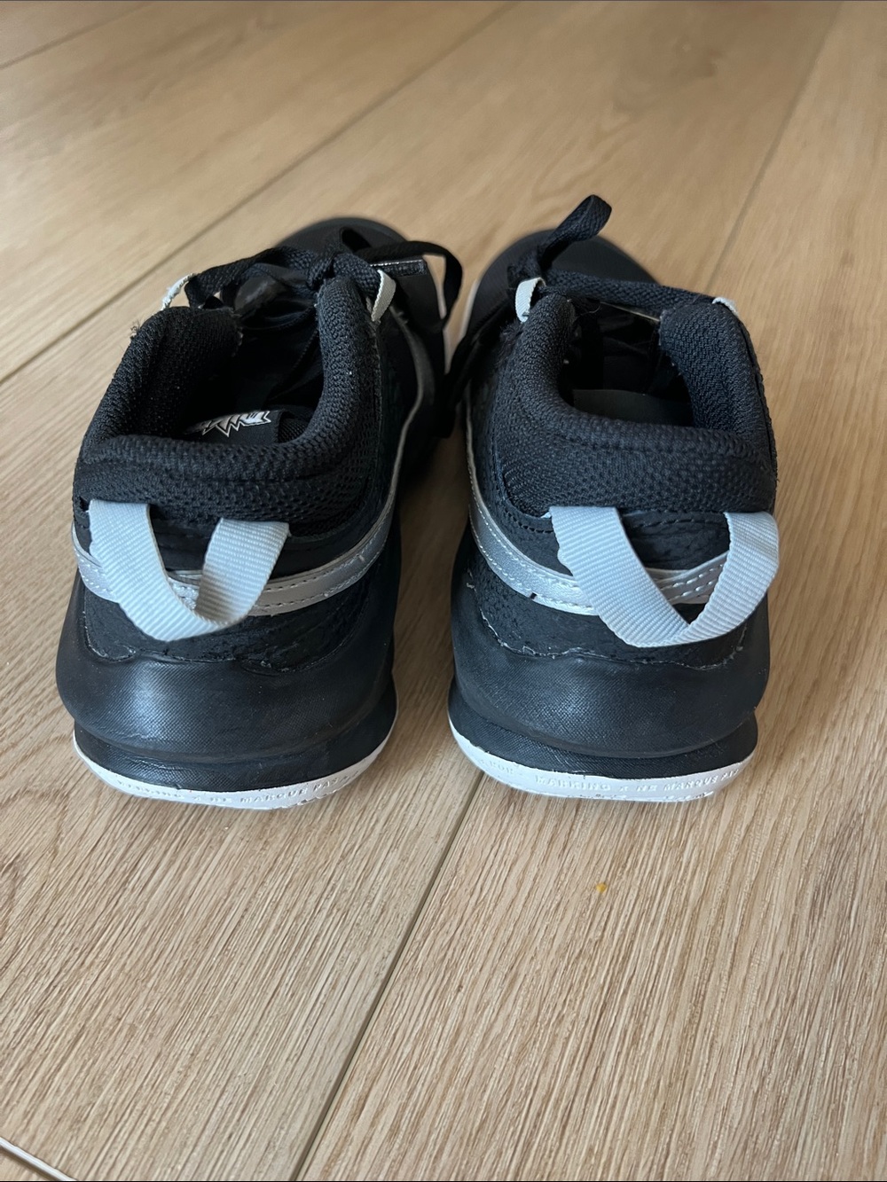 Nike Kids Black Basketball Shoes - Picture 3 of 7